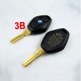 Bmw key shell 3 button 2 track (back side with the words 433.92MHZ)
