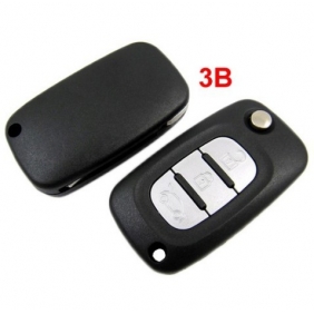 Renault remote flip key shell 3 button